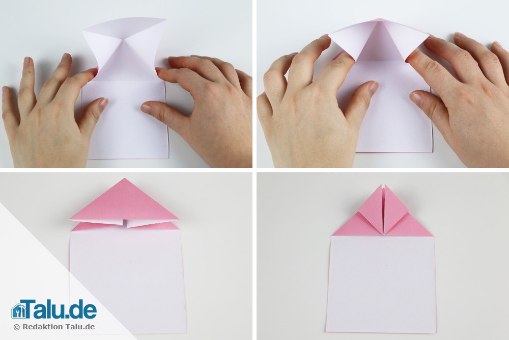 Origami Herz falten