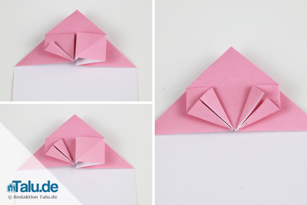 Origami Herz falten