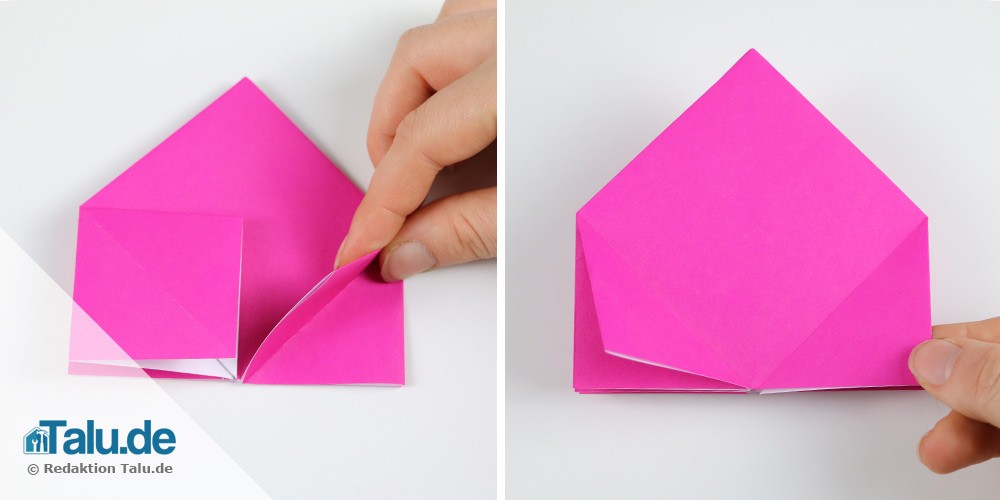 Origami-Rose falten