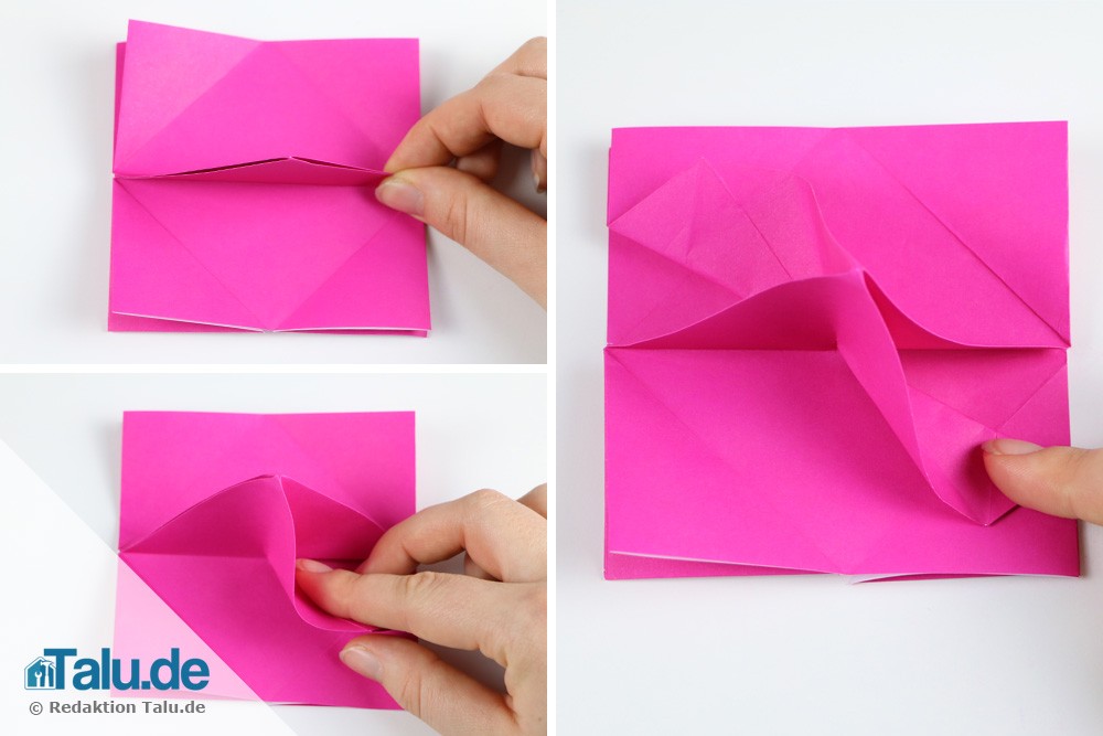 Origami Rose falten