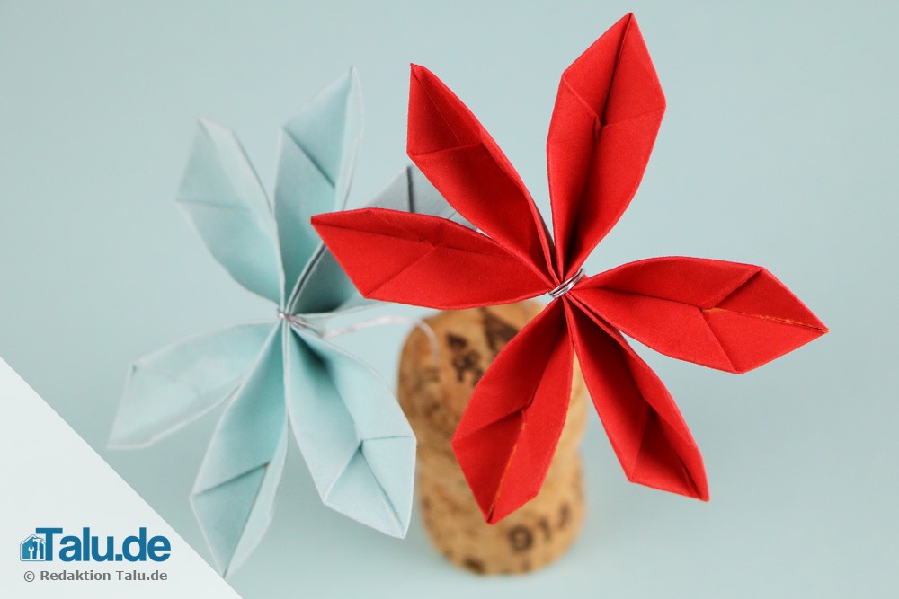 Papierblume basteln