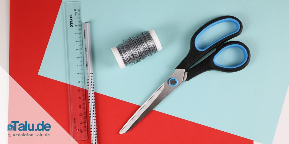 Material für Papierblume