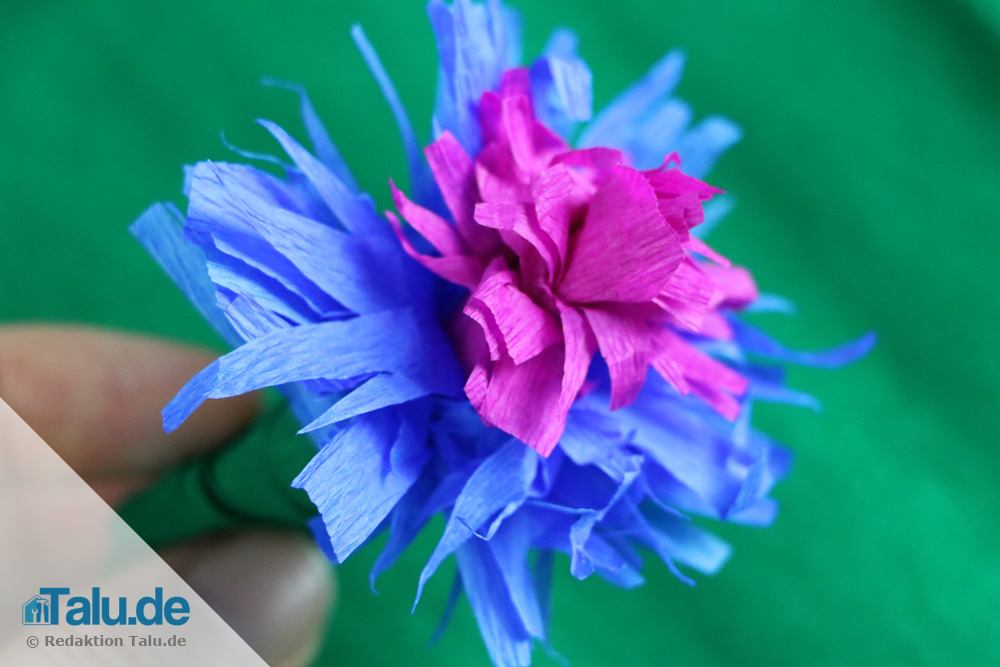 Papierblume basteln