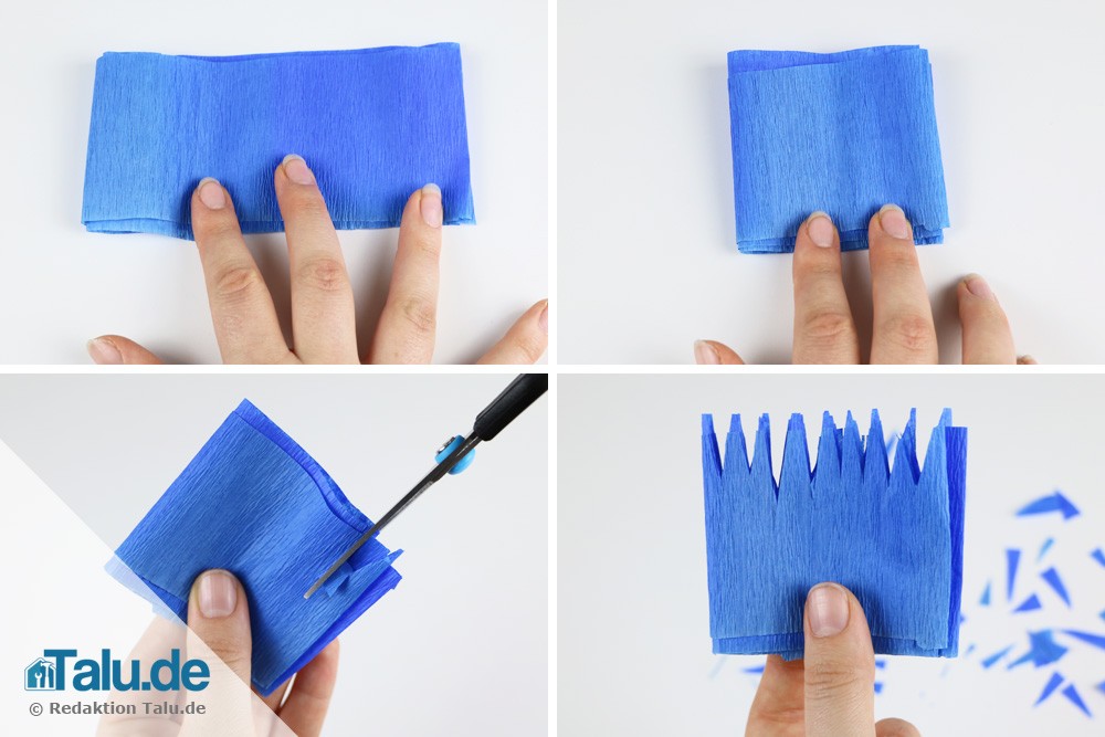 Papierblume basteln