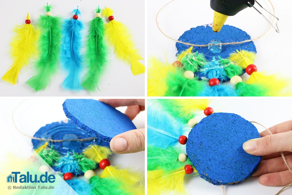 Indianer-Amulett selber machen