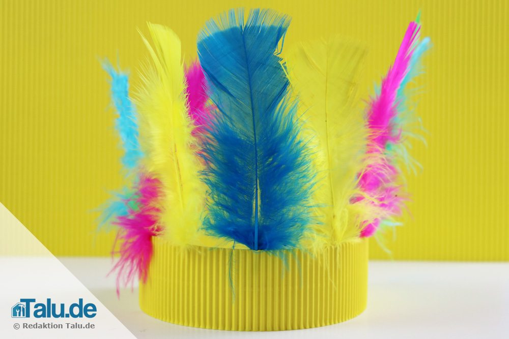 Indianer-Federschmuck basteln