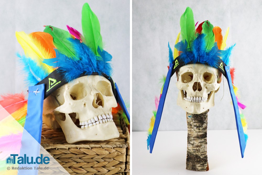 Indianer-Kopfschmuck basteln