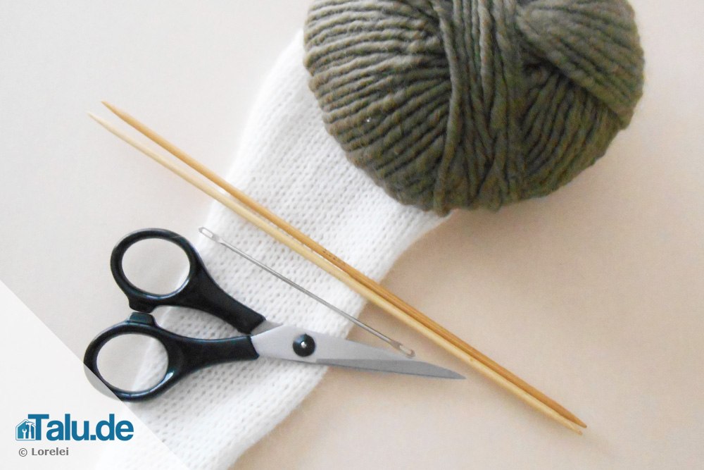 Material zum Stricken