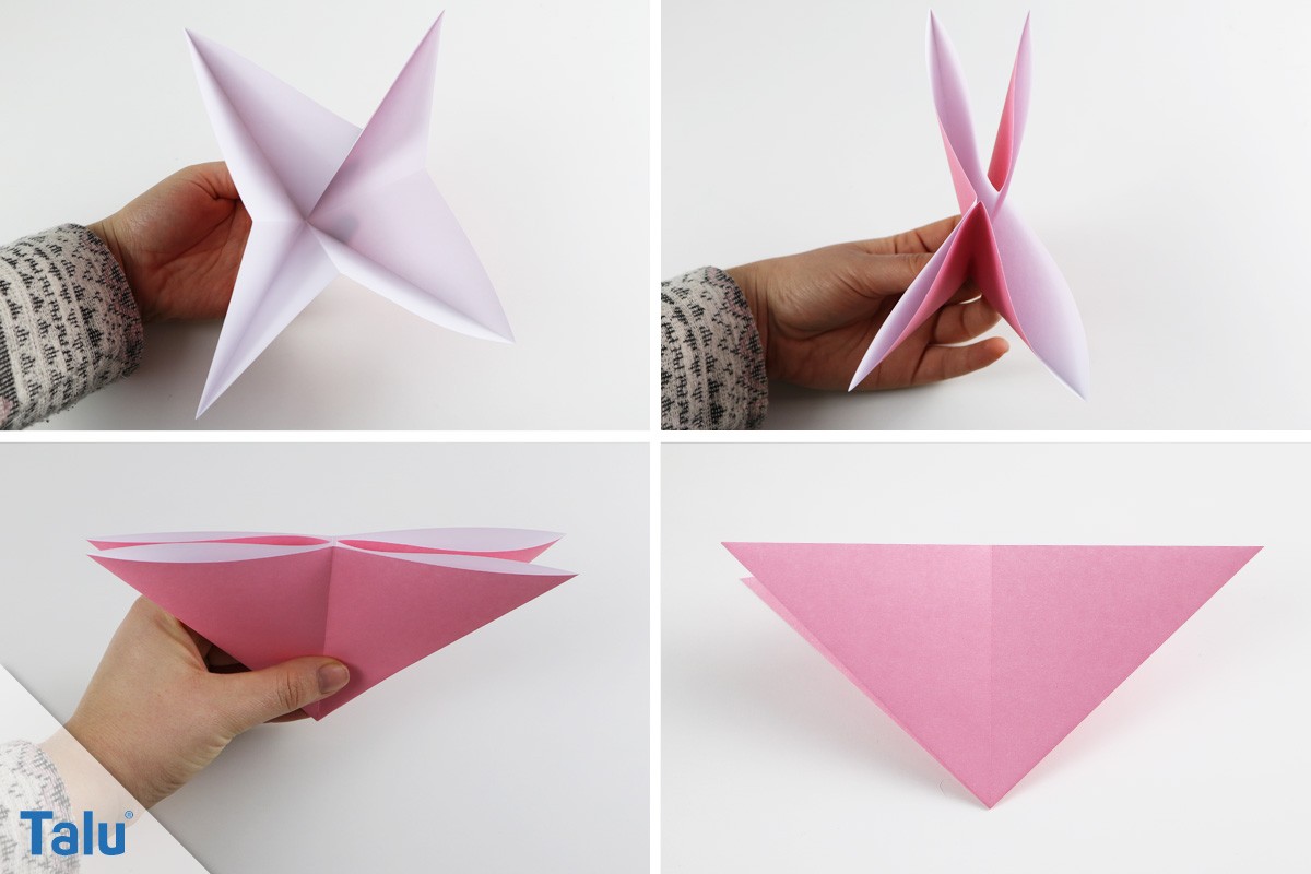 Origami-Hase falten