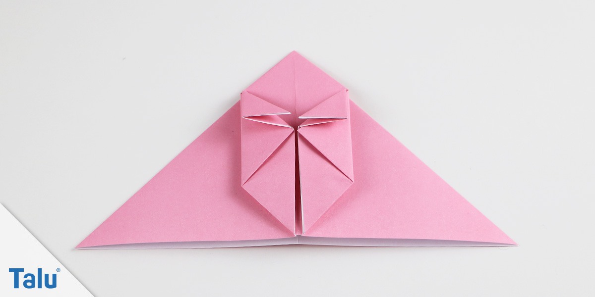 Origami-Osterhase basteln