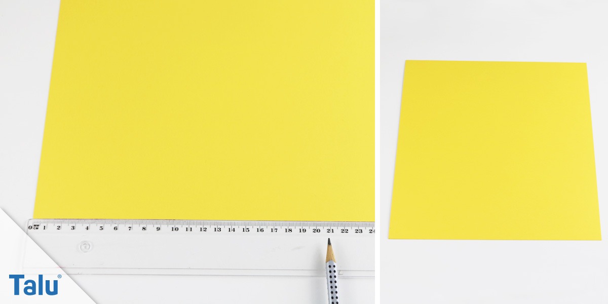 Papier abmessen
