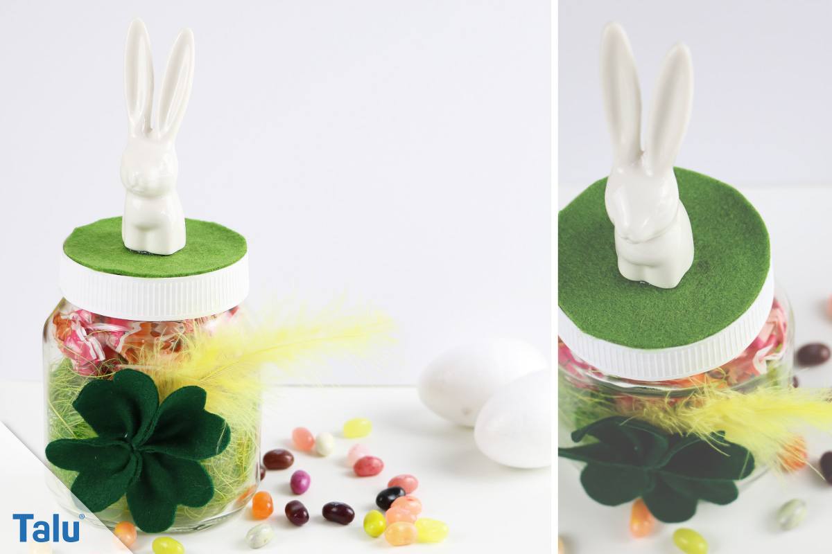 DIY-Osternest im Glas