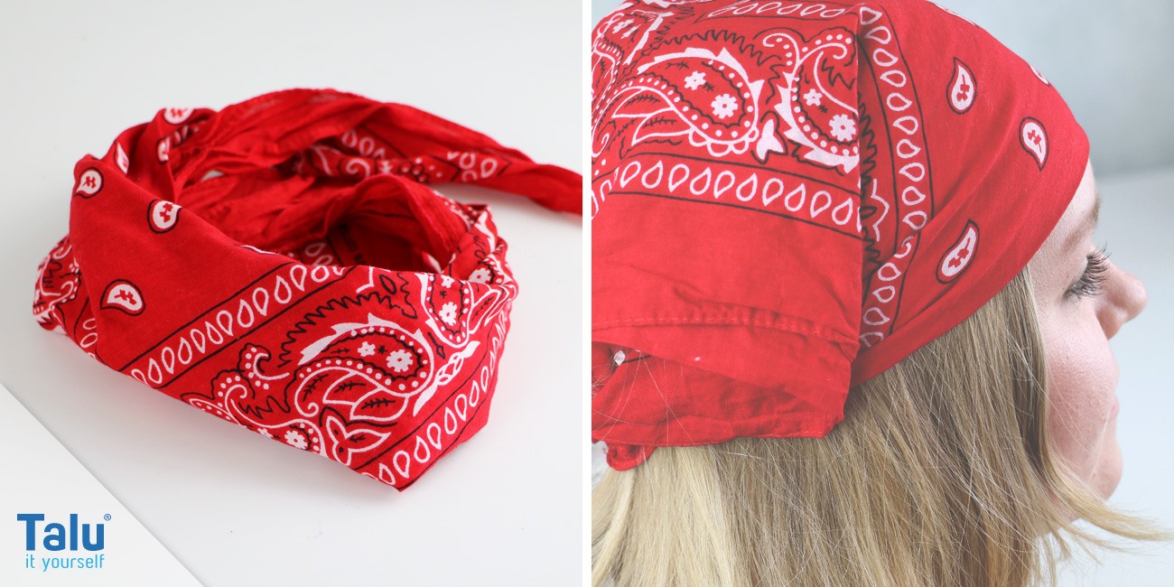 Kopftuch für Piratenkostüm
