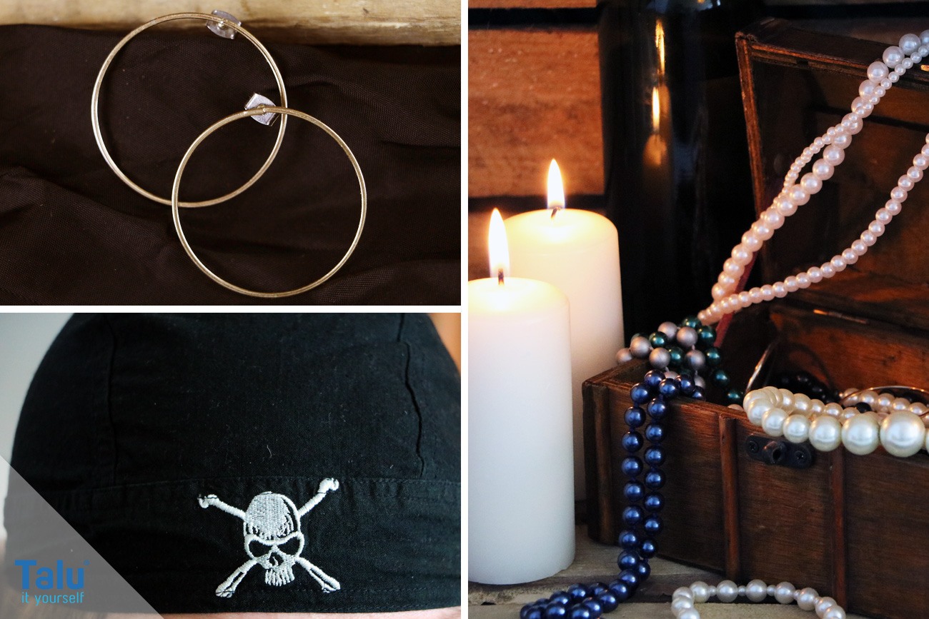 Schmuck für ein Piratenkostüm