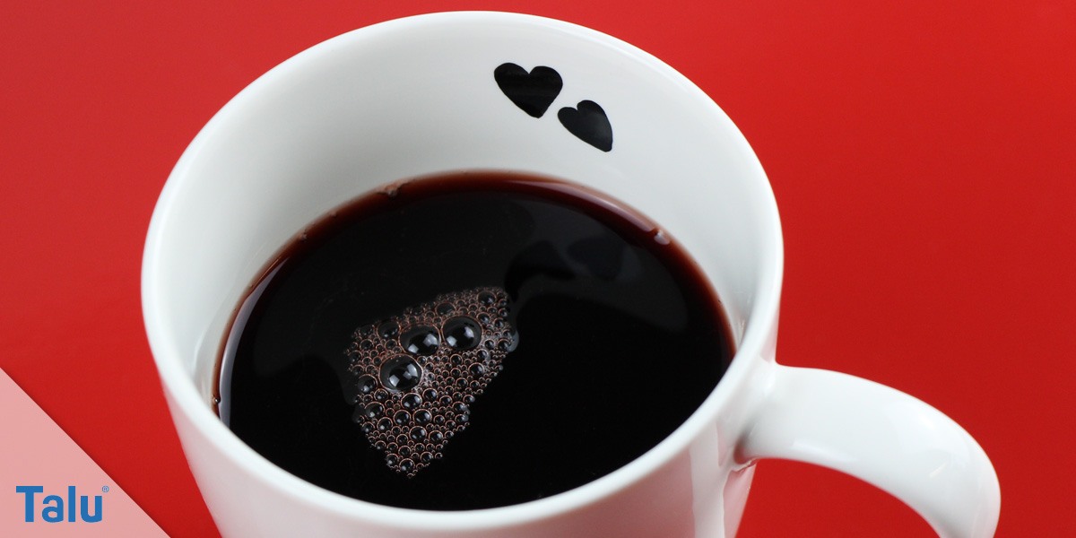 Tasse mit Herzen