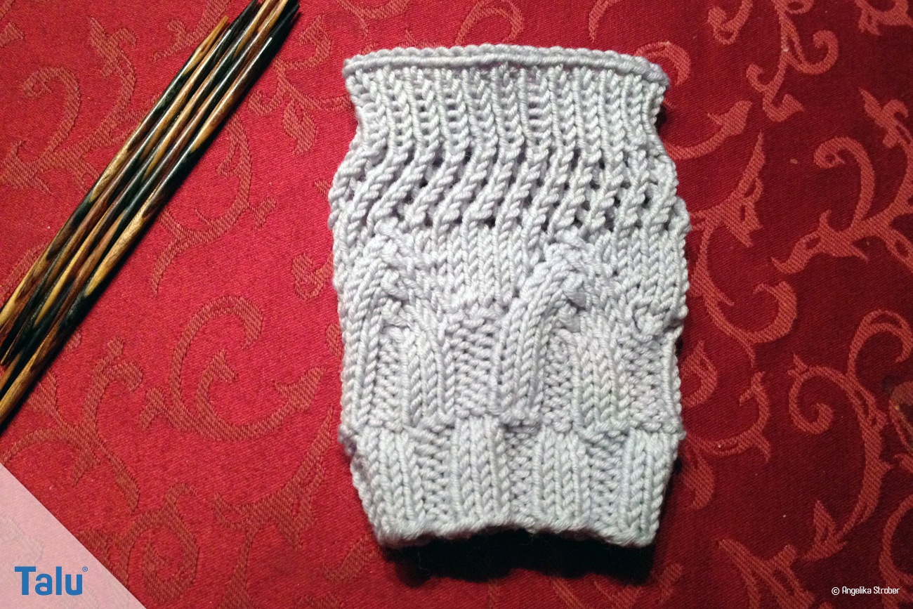 Gestrickter Pulswärmer