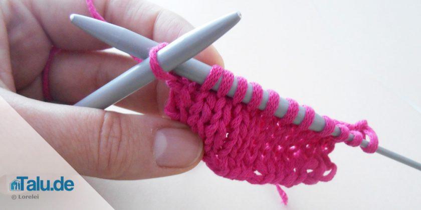 Welche Sind Die Besten Randmaschen Beim Stricken Randmaschen stricken - schnell gelernt - Talu.de
