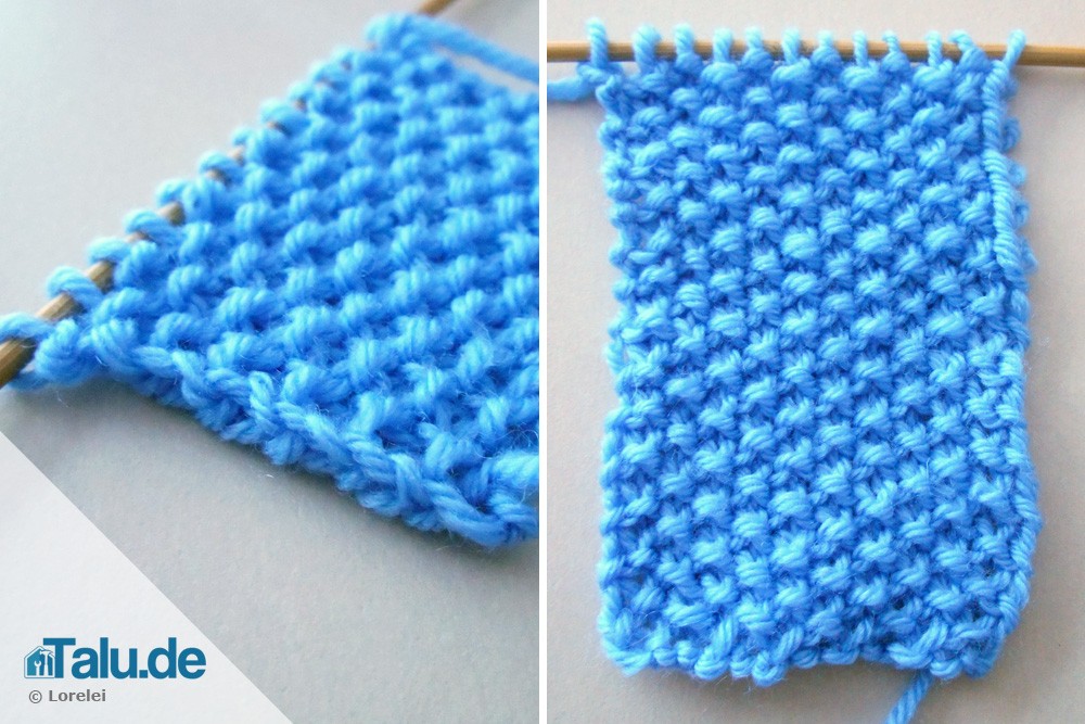 Nahtrand stricken