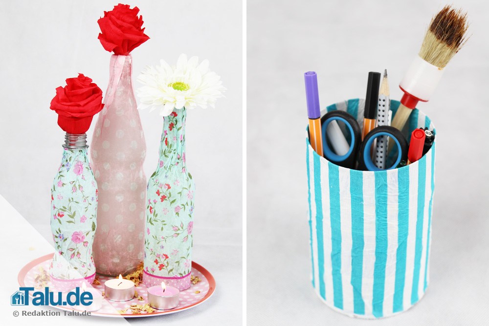 Flaschen upcyclen