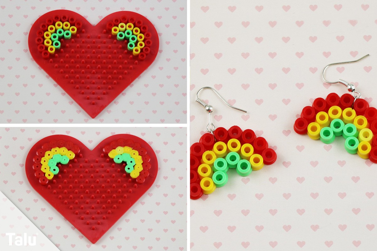 Heart Hama Perler Beads Pattern Kreuzstichmuster Bugelperlen