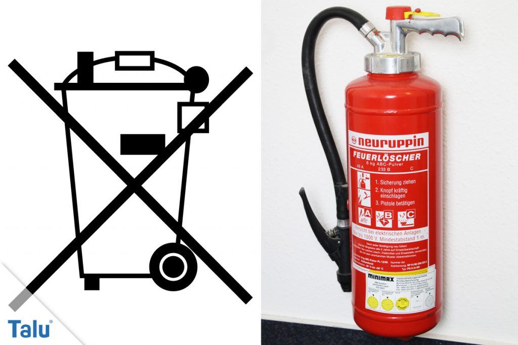 Feuerlöscher entsorgen