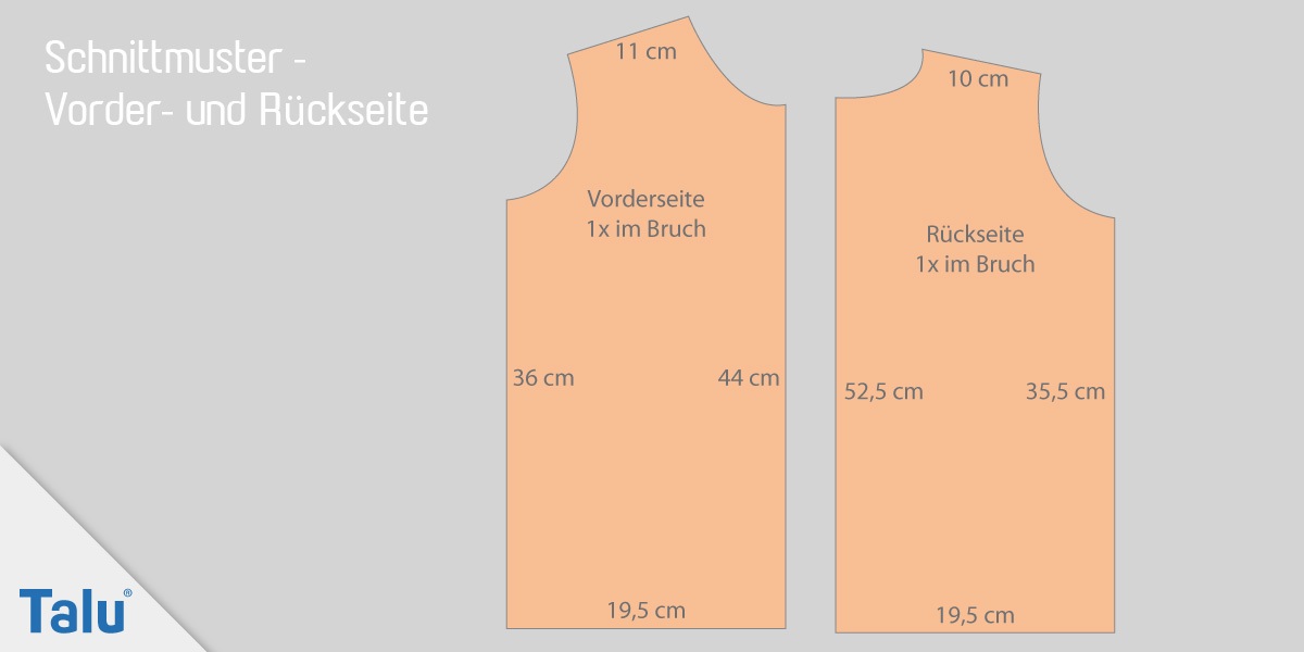 Schnittmuster für Hoodie