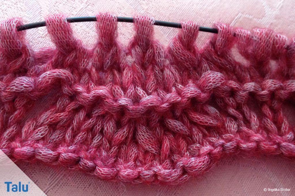 Kapuzenloop stricken