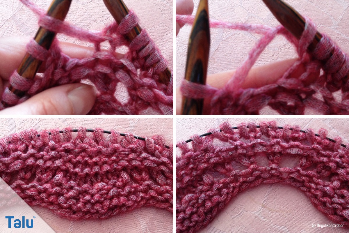 Schal stricken