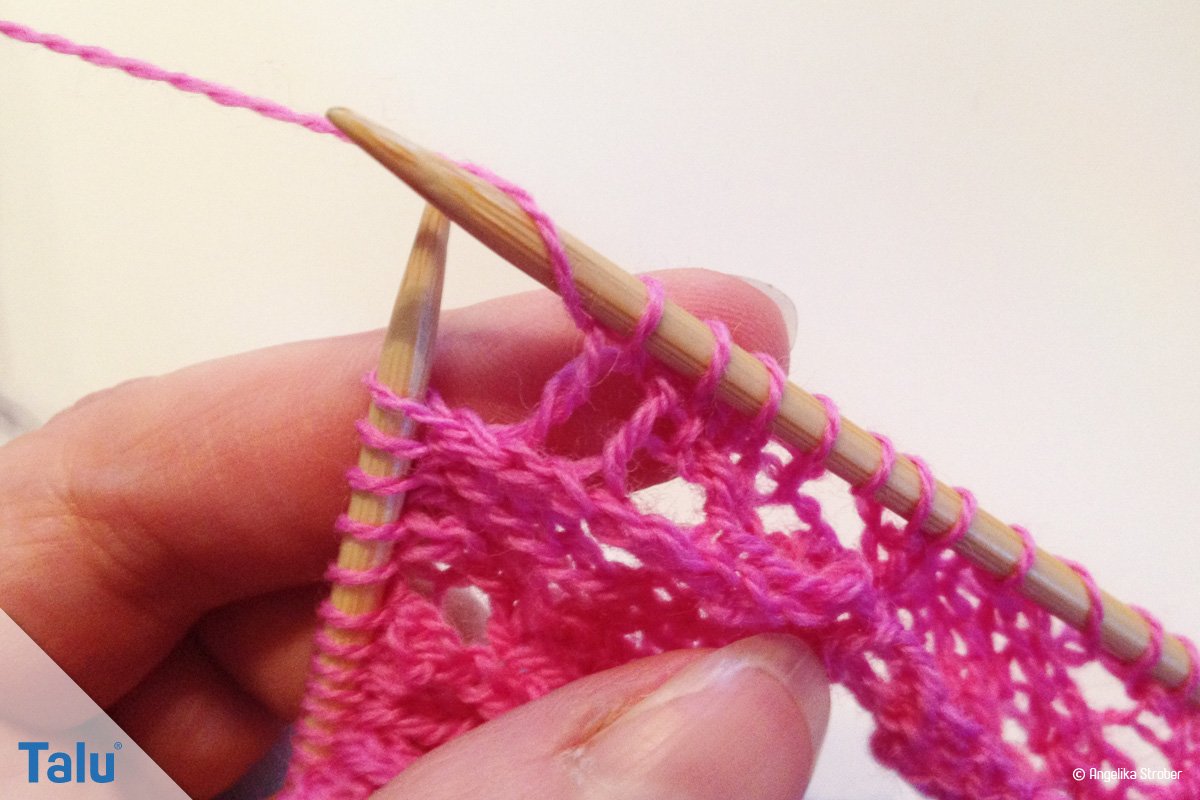 Umschlag stricken