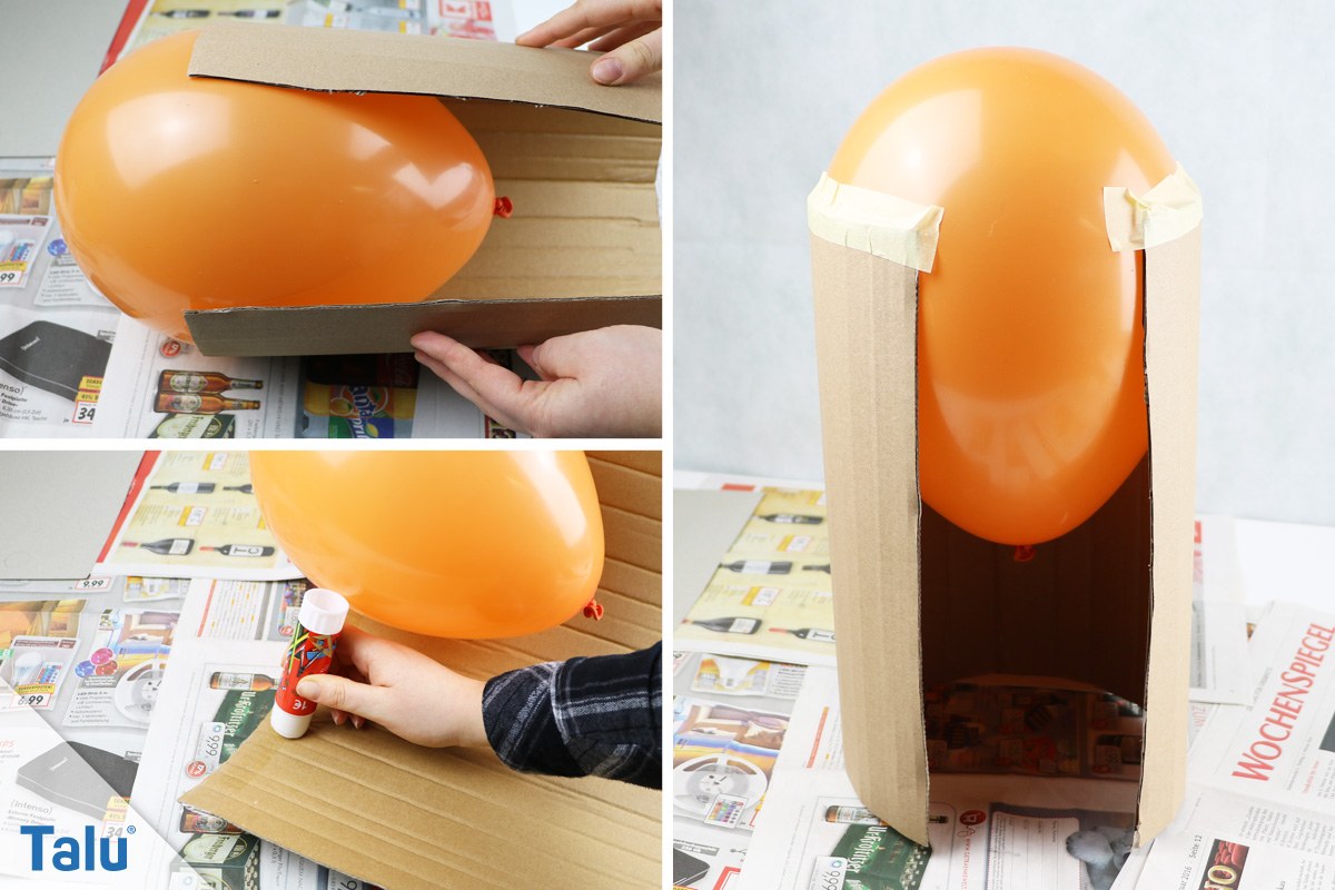 Ritterhelm basteln