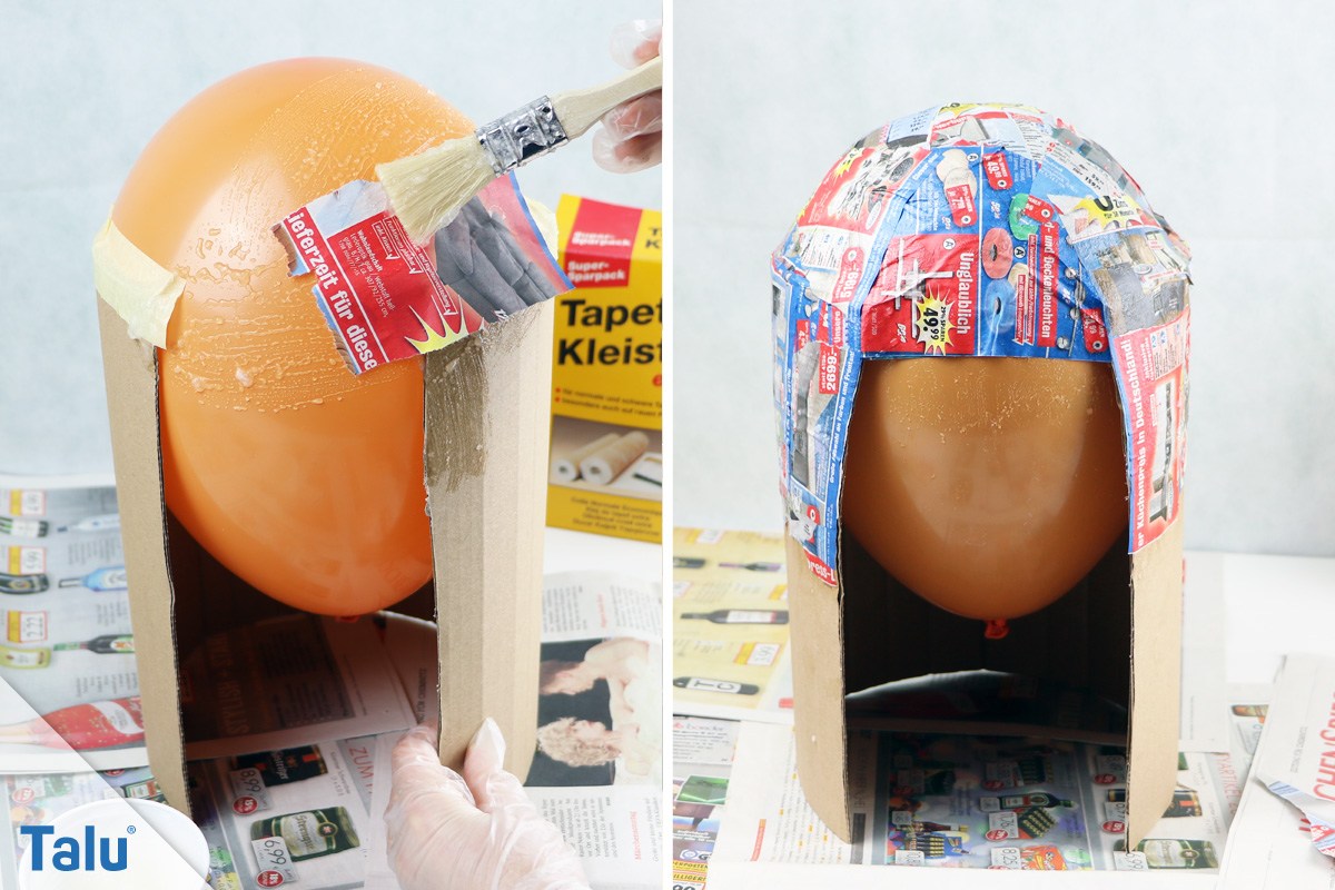 Ritterhelm basteln