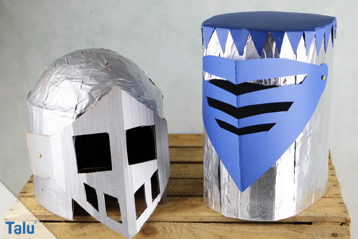 DIY-Ritterhelm basteln