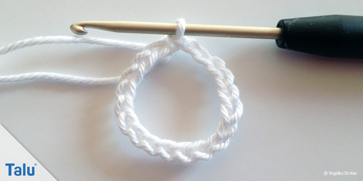 Luftmaschenkette schließen