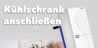 Kühlschrank anschließen