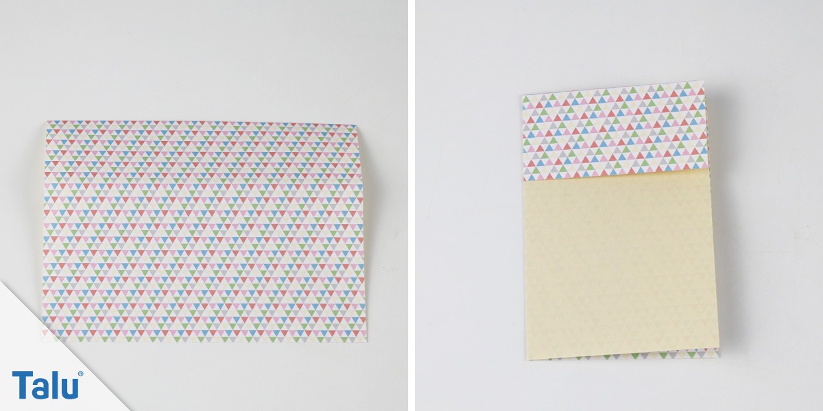 Origami-Schachtel falten