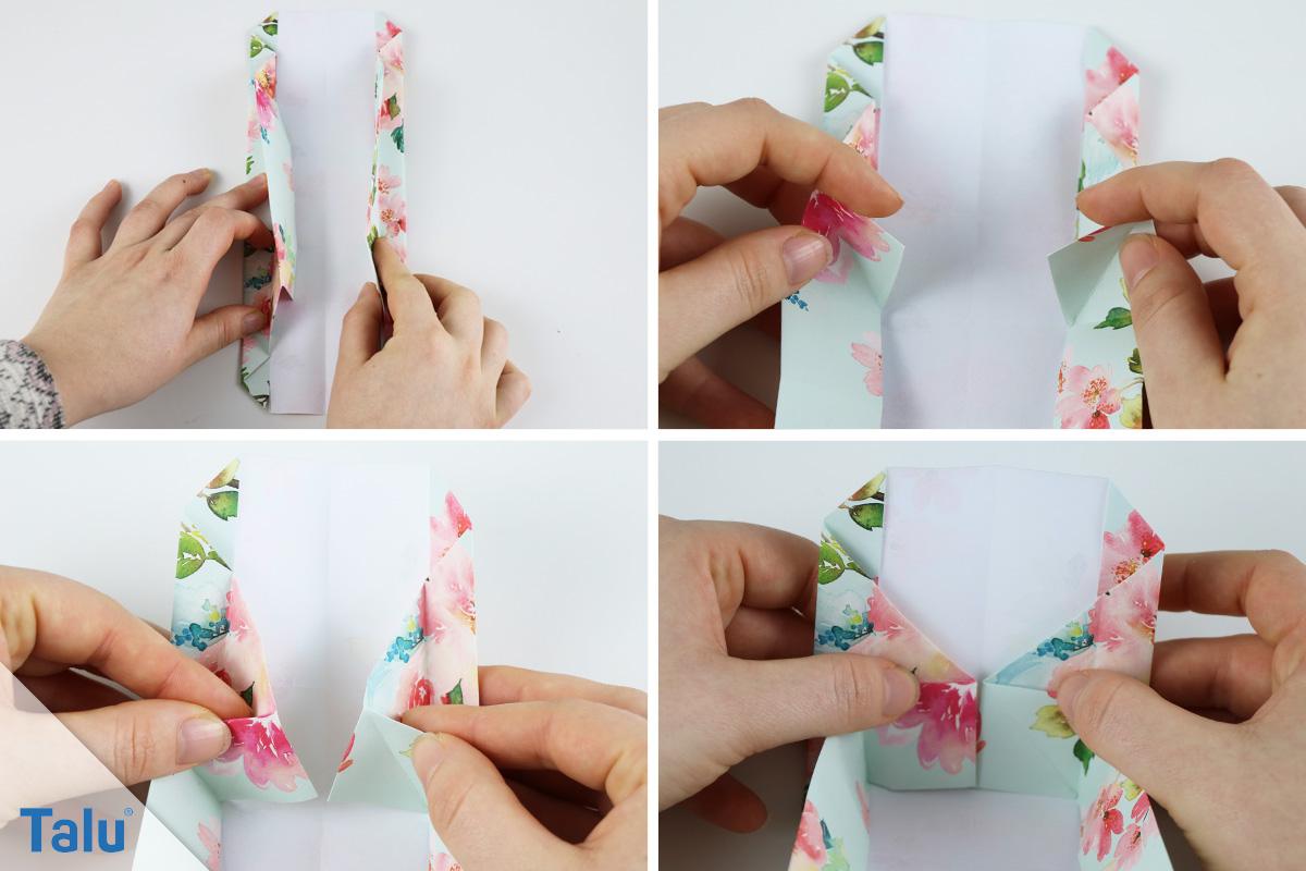 Origami-Schachtel falten