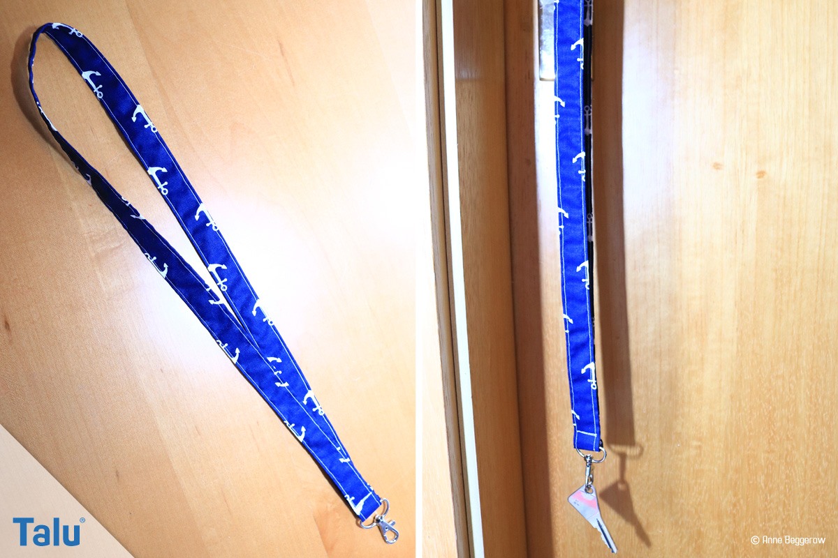 DIY-Schlüsselband nähen