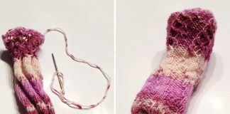 Spiralstrümpfe stricken
