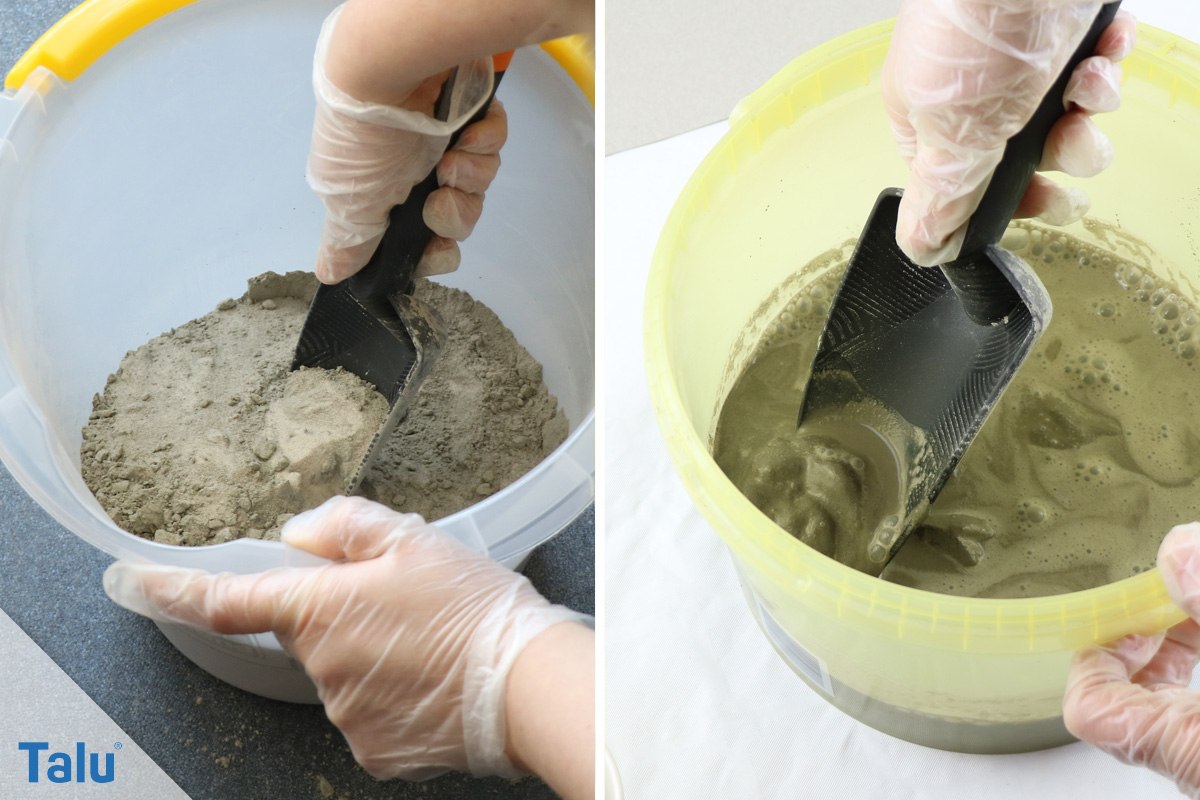 Beton anrühren