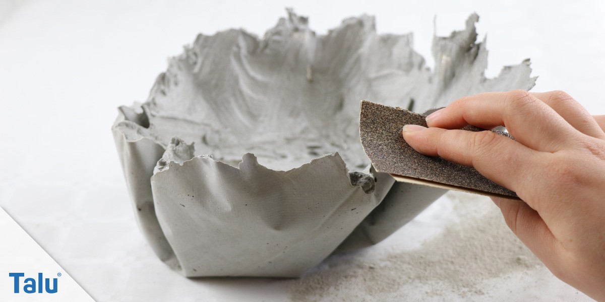 Beton glätten