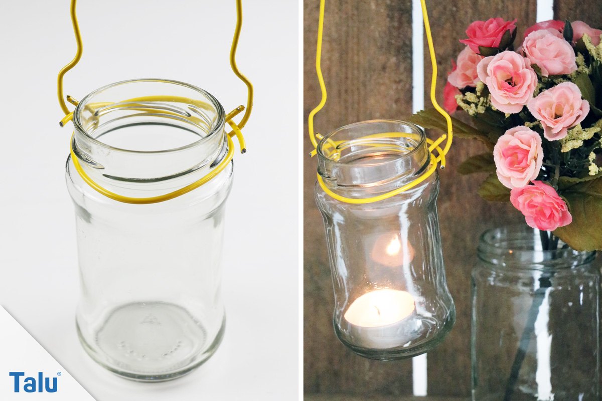 DIY-Teelichtglas
