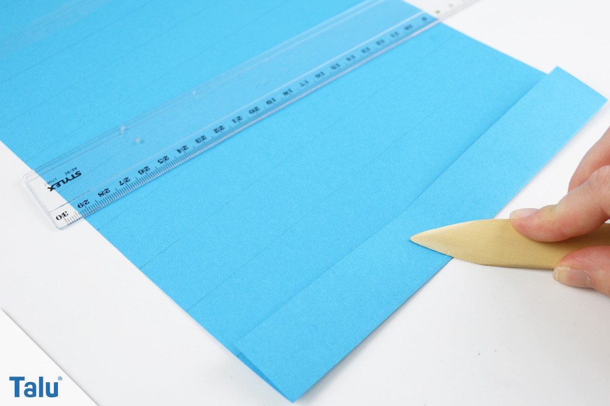 Origami Lampe falten
