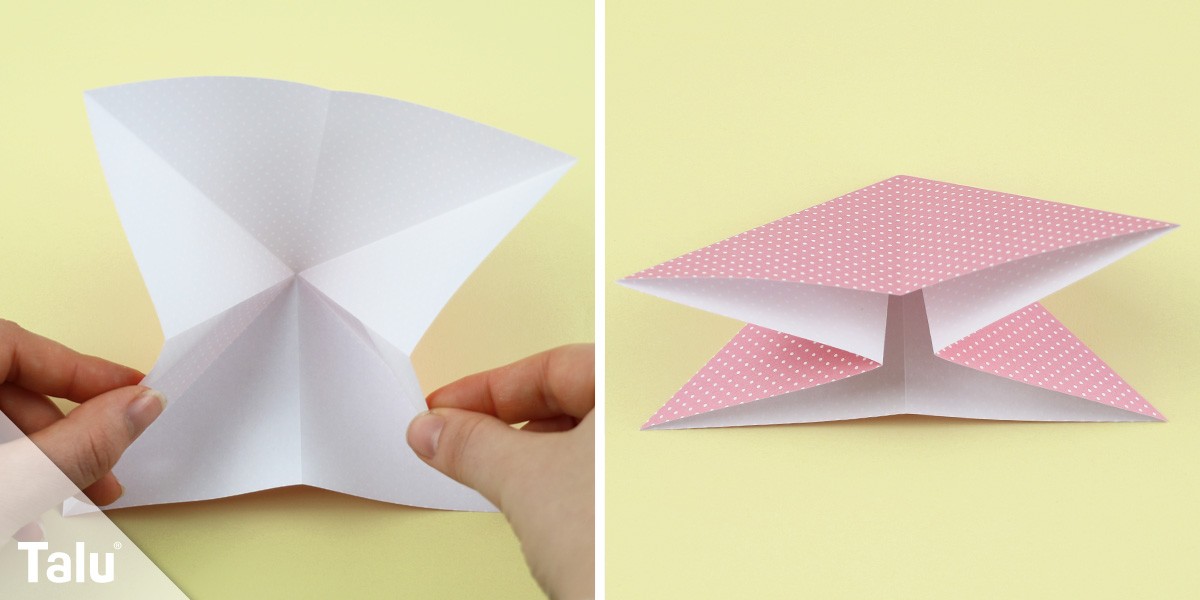 Origami-Tulpe basteln