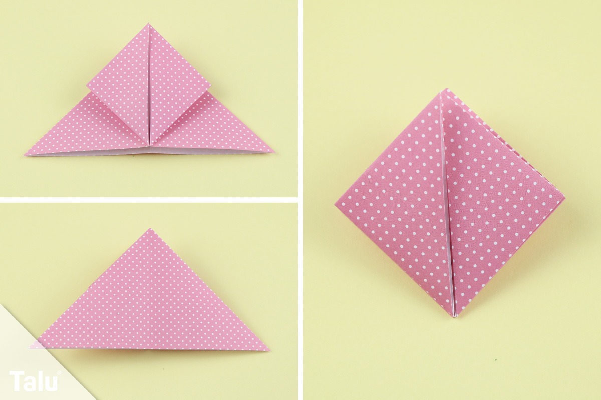 Origami Blume falten