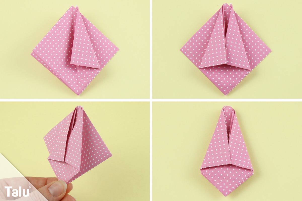 Origami Tulpe Falten Diy Anleitung Zum Ausdrucken Talude