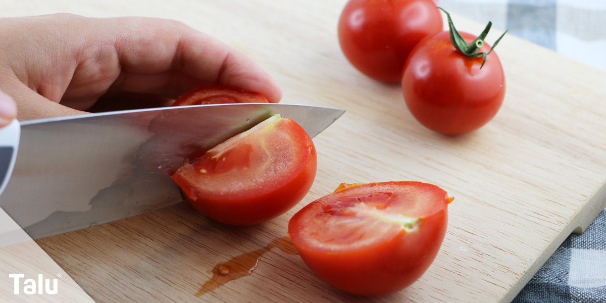 Tomaten schneiden