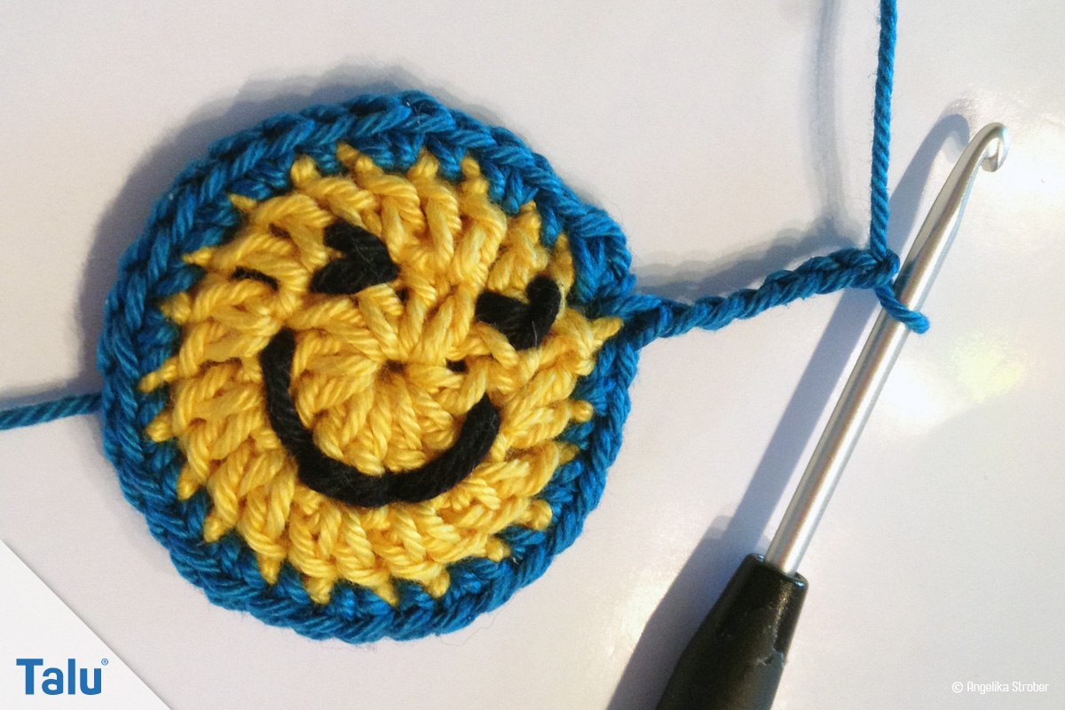 Smiley-Schlüsselanhänger