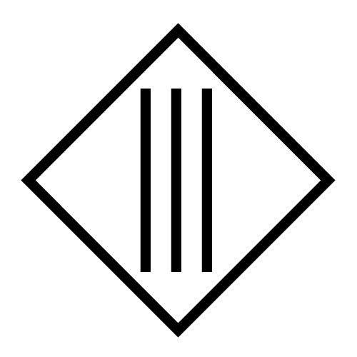 Schutzklasse 3 Symbol