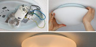 Deckenlampe anschließen