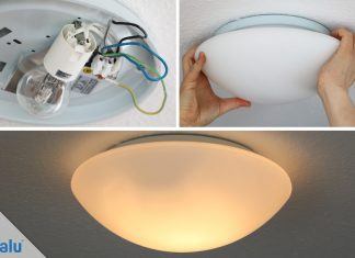 Deckenlampe anschließen
